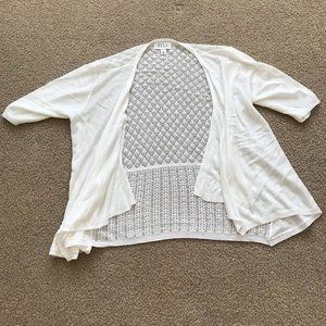 Elle Women's Small White Cardigan